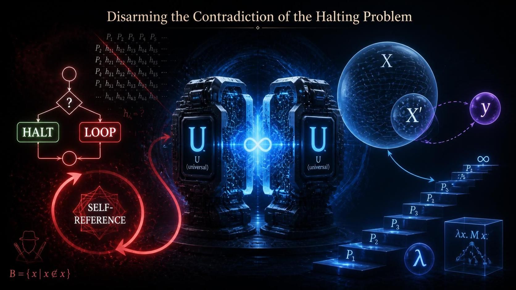 Disarming the contradiction of the halting problem Disarming the contradiction of the halting problem