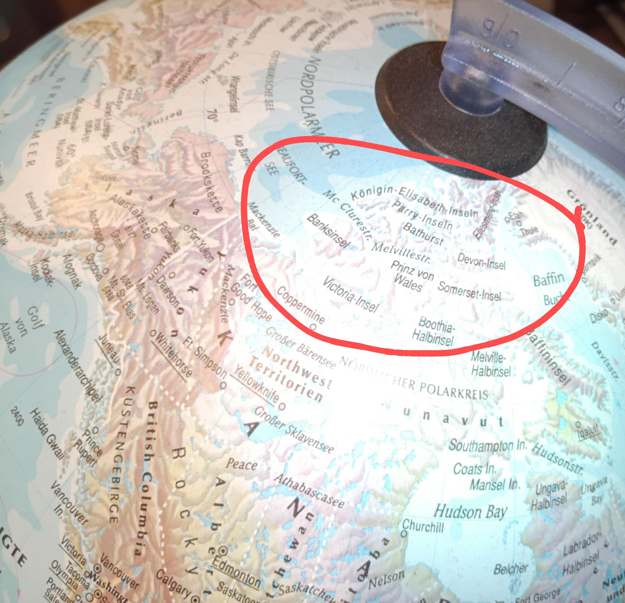 The region from my vision with the spaceship